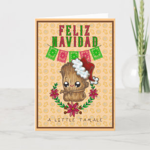 Feliz Navidad - Pequeño Tamal (amarillo) Bilingüe