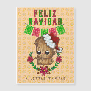 Feliz Navidad - Pequeño tamale (amarillo)