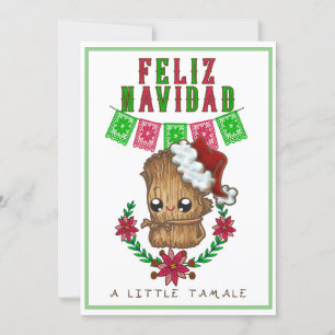 Feliz Navidad - Pequeño Tamale Español/Inglés Text