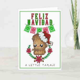 Feliz Navidad - Pequeño Tamale Español/Inglés Text