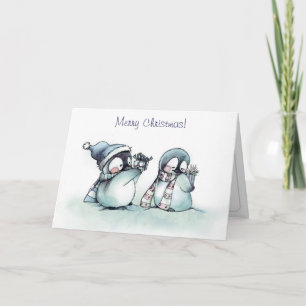 Feliz Navidad - Pequeños pingüinos