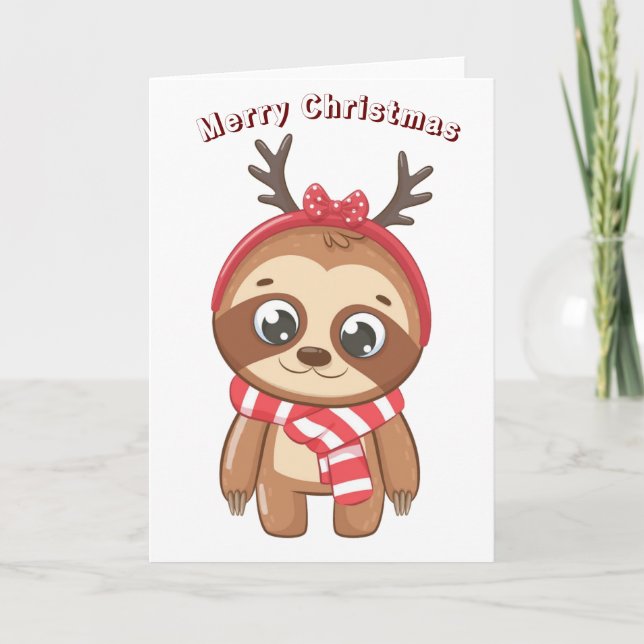 Feliz Navidad Perezoso (Anverso)
