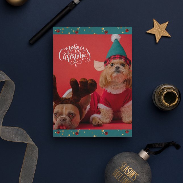 Feliz Navidad Perrito Lindo Navidad (Front)