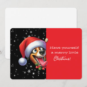 Felíz Navidad Perrito Sonriente