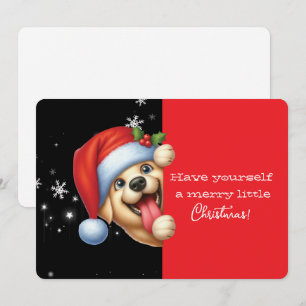 Feliz Navidad Perrito Sonriente