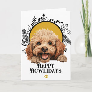 Feliz Navidad Perro Caniche Toy Navidad