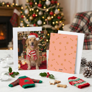Feliz Navidad Perro de Oro Navidad