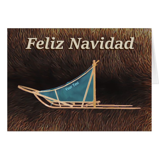 Feliz Navidad - Perro espantado (Anverso (Horizontal))