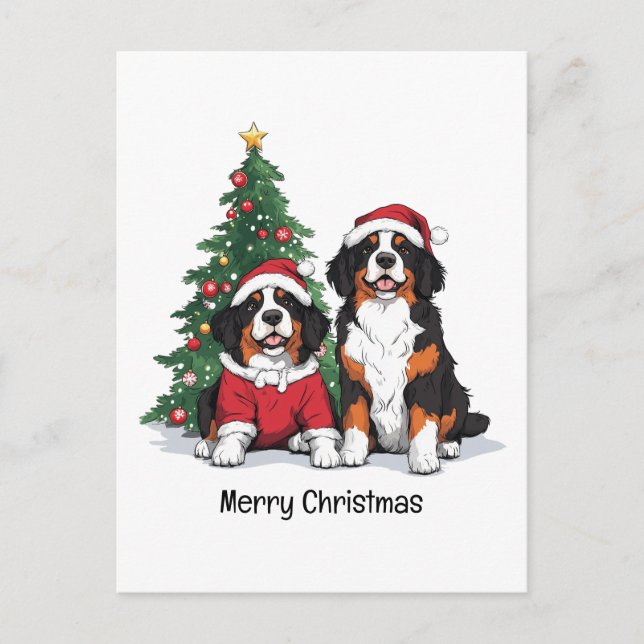 Feliz Navidad Perros de Montaña Berneses (Anverso)