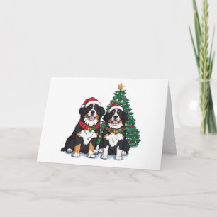 Feliz Navidad Perros de Montaña de Berna