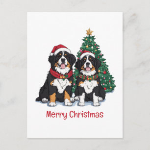 Feliz Navidad Perros de Montaña de Berna
