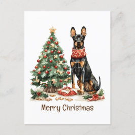 Feliz Navidad Perros Dobermann