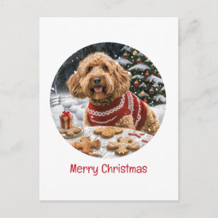 Feliz Navidad Perros Goldendoodle