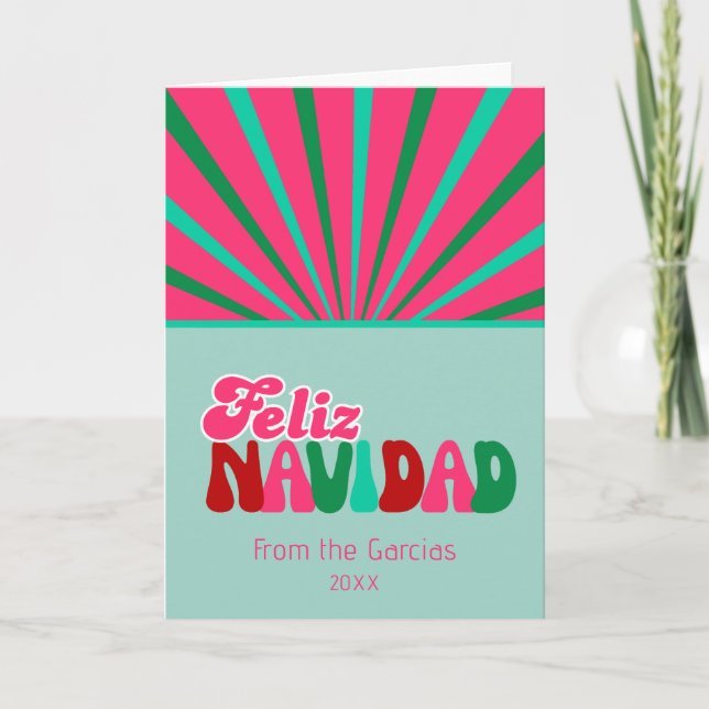 Feliz Navidad - Personalización sin foto (Anverso)