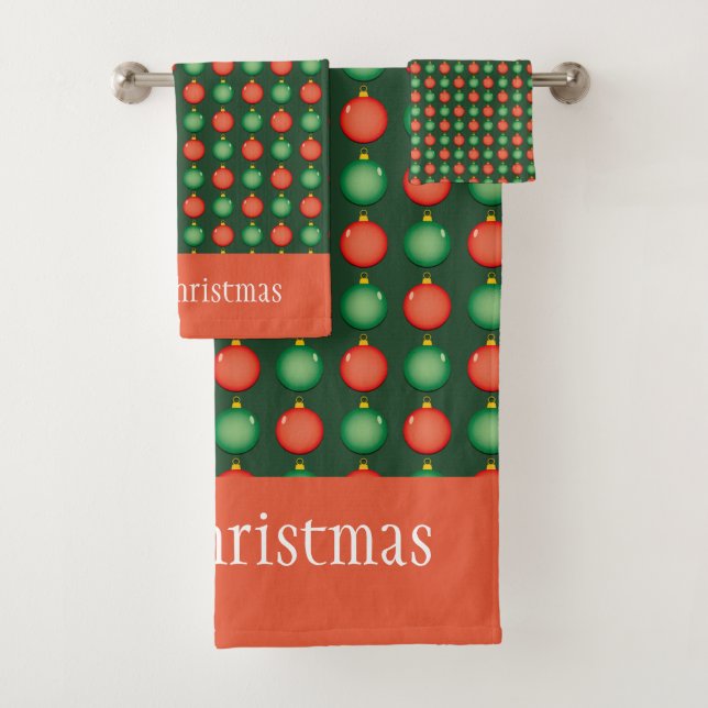 Feliz Navidad personalizada Rojo y Verde (In situ)