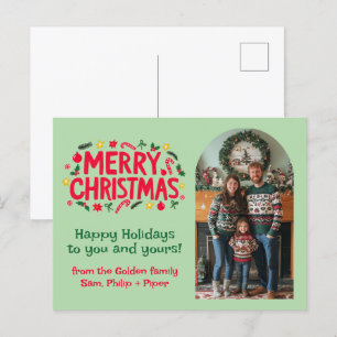 FELIZ NAVIDAD PERSONALIZADO Arch FOTOS navideñas