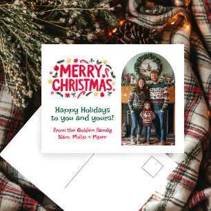FELIZ NAVIDAD PERSONALIZADO Arch FOTOS navideñas