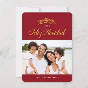Feliz Navidad Photo Cards