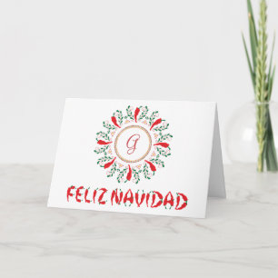 Feliz Navidad Pimiento Rojo Chile