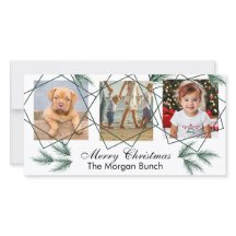 Feliz Navidad Piña Moderna 3 Fotografía Collage