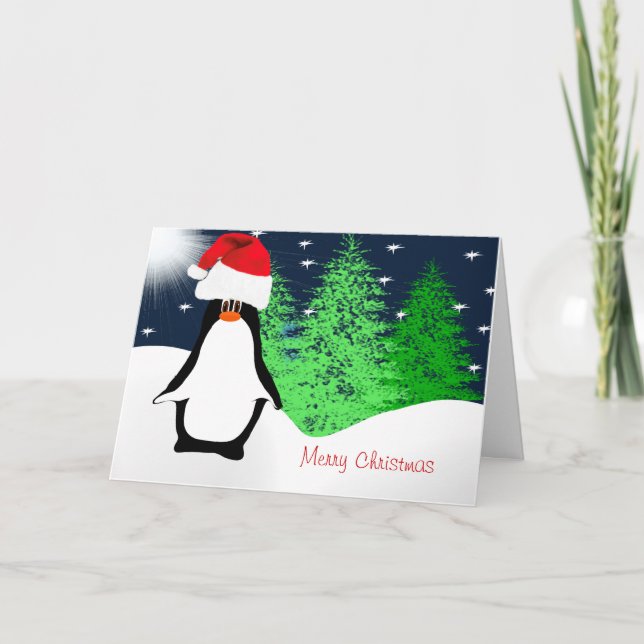 Feliz Navidad Pingüino (Anverso)