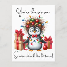 Feliz Navidad Pingüino Citas Graciosas Para Amigos