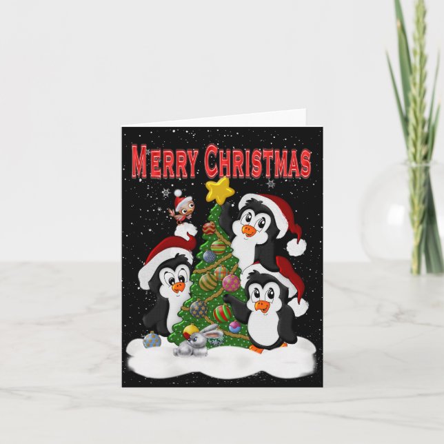 Feliz Navidad Pingüinos (Anverso)