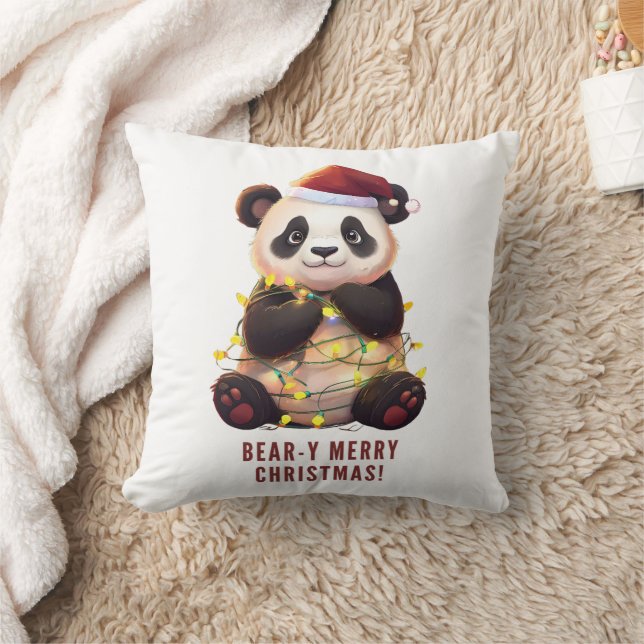 ¡Feliz Navidad! Playosa almohada Panda (Manta)