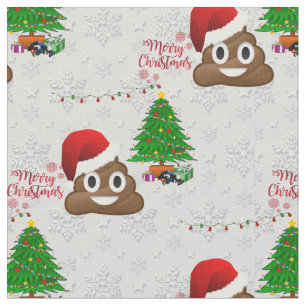 Feliz Navidad, poo tela de emoji