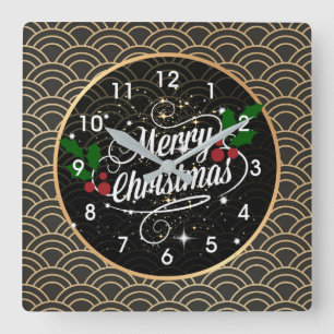 Feliz Navidad, popular reloj de pared acrílico