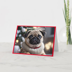 Feliz Navidad Pug Dog