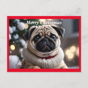 Feliz Navidad Pug Dog