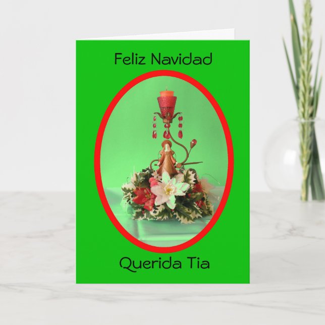 Feliz Navidad Querida Tia (Anverso)