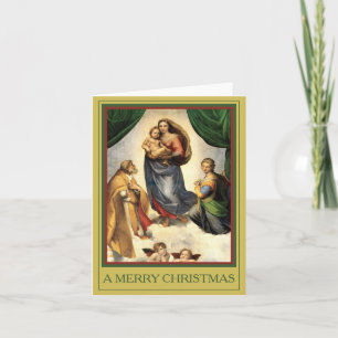 FELIZ NAVIDAD Raphael Madonna y Cristo Niño