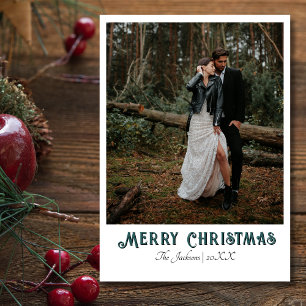 Feliz Navidad recién casada Foto transformadora Ve