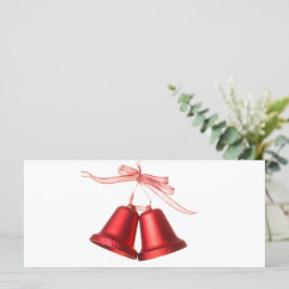 Feliz navidad Red Bell decoración con texto