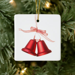 Feliz navidad Red Bell decoración con texto