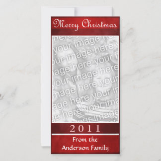 Feliz Navidad Red Elegante Personalizado Simple
