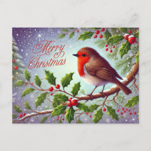 Feliz Navidad Red Robin y Berries