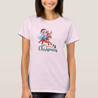 Feliz Navidad: Reina y querida camiseta de diseño