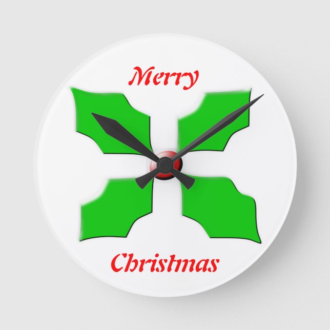 Feliz Navidad, Reloj de pared (Anverso)