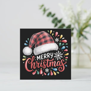 Feliz Navidad Reno Navidades Familia Cuadros Rojos