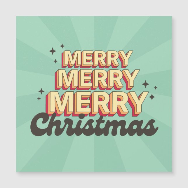 Feliz Navidad retro estilo grooveja texto (Anverso)