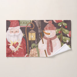 Feliz Navidad Retro Vintage Santa Claus