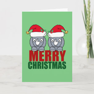 Feliz Navidad Rinoceronte Lindo