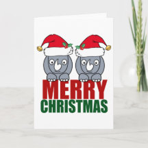 Feliz Navidad Rinoceronte Lindo
