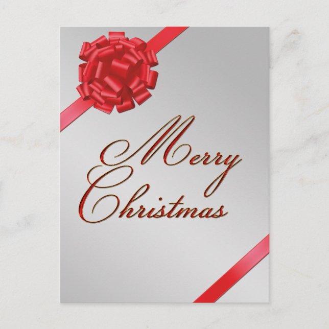 Feliz navidad rojo compadre - postal (Anverso)