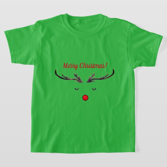 Feliz Navidad Rudolph 2 camiseta (Distribución)