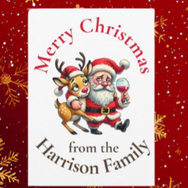 Feliz Navidad Saludos Santa