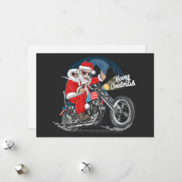 Feliz Navidad Santa Bicicleta